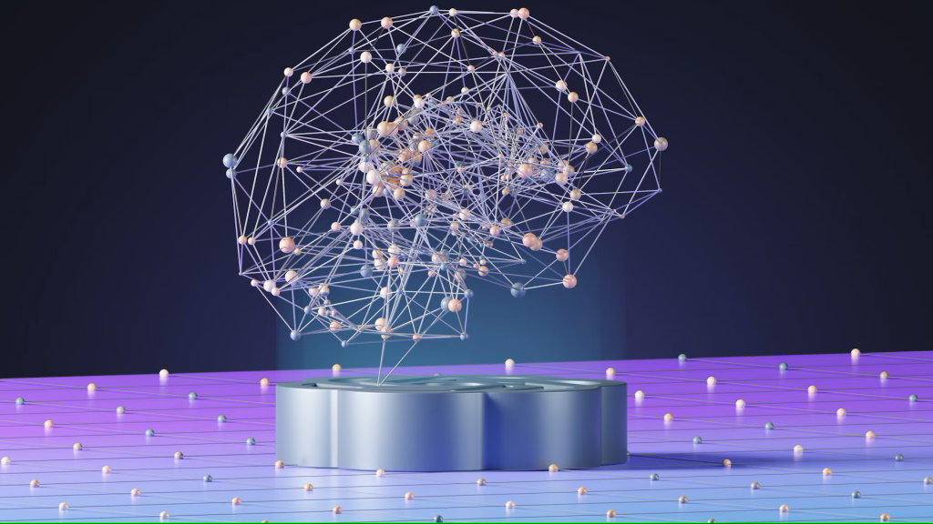 Représentation numérique d’un cerveau connecté symbolisant l’intelligence collective et l’innovation technologique